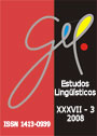 Estudo linguistico -XXXVII - n. 3 - 2008 
